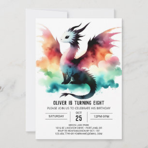 Classy Schattig Dragon verjaardagsfeest Kaart