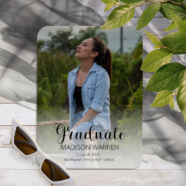 Classy Script Afstuderen twee Afstuderen foto's Magneet