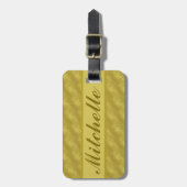 Classy Scriptograaf Monogrammed Bagagelabel (Voorkant verticaal)