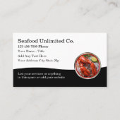 Classy Seafood Restaurant en Distributeur Visitekaartje (Voorkant)