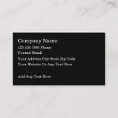 Classy Security Fingerprint Theme Visitekaartjes (Achterkant)