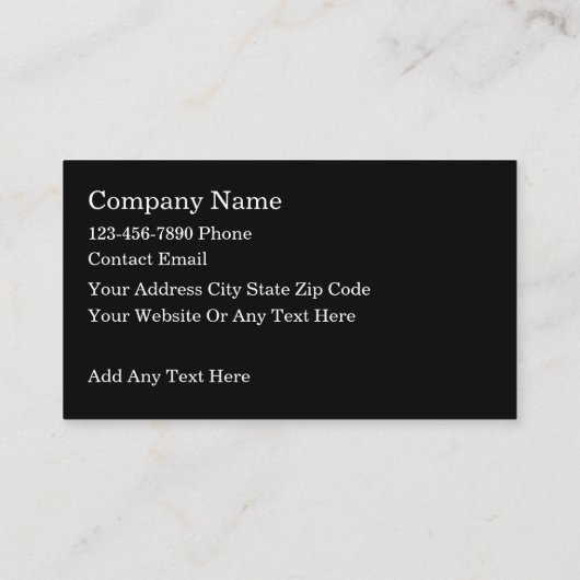 Classy Security Fingerprint Theme Visitekaartjes (Achterkant)