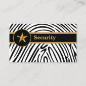 Classy Security Fingerprint Theme Visitekaartjes (Voorkant)