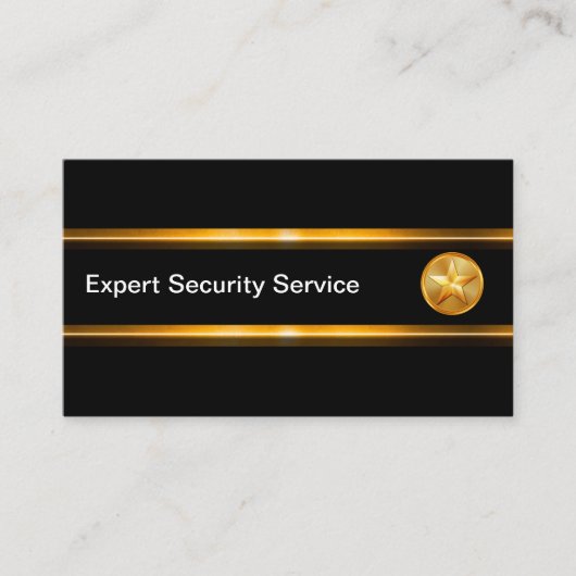 Classy Security Services Moderne Visitekaartjes (Voorkant)