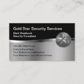 Classy Security Services Star-Visitekaartje Visitekaartje (Voorkant)
