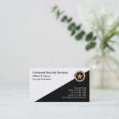 Classy Security Services-Visitekaartjes Visitekaartje (Staand voorkant)