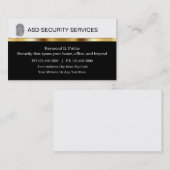 Classy Security-Visitekaartjes Visitekaartje (Voorkant / Achterkant)