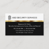 Classy Security-Visitekaartjes Visitekaartje (Voorkant)