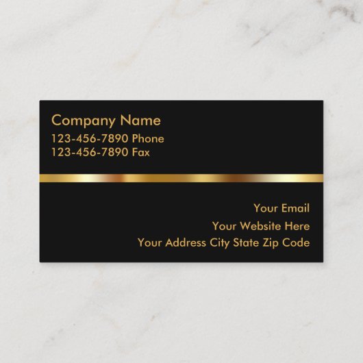 Classy Security-Visitekaartjes Visitekaartje (Achterkant)