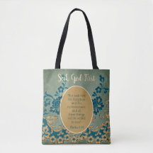 Classy Seek God First Floral