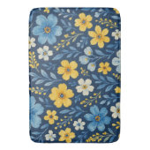 Classy Shabby Chic Franse Floral Art Patroon Dekbe Badmat (Voorkant Verticaal)