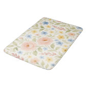 Classy Shabby Chic Franse Floral Art Pattern Badmat (Gekanteld)