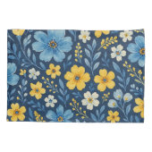 Classy Shabby Chic Franse Floral Art Pattern Kussensloop (Achterkant-Links)