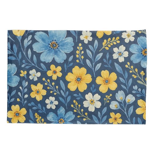 Classy Shabby Chic Franse Floral Art Pattern Kussensloop (Achterkant-Links)