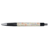 Classy Shabby Chic Franse Floral Art Pattern Pen (Voorkant)