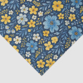 Classy Shabby Chic Franse Floral Art Pattern Tissuepapier (Detail)