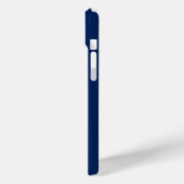 Classy Sharp Dark Blue & White, aangepaste jumbona Case-Mate iPhone Case (Achterkant / Links)