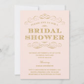 CLASSY SHOWER | BRIDAL SHOWER INVITATION KAART (Voorkant)