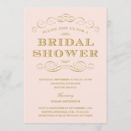 CLASSY SHOWER | BRIDAL SHOWER INVITATION KAART