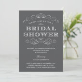 CLASSY SHOWER | BRIDAL SHOWER INVITATION KAART (Staand voorkant)