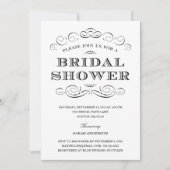 CLASSY SHOWER | BRIDAL SHOWER INVITATION KAART (Voorkant)