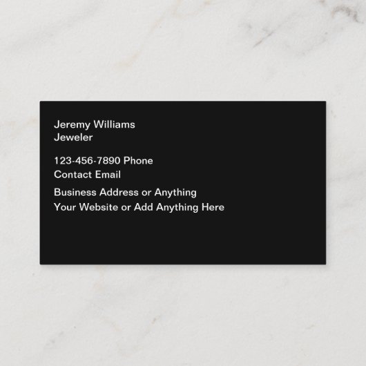 Classy Sieraden Bron Visitekaartjes (Achterkant)