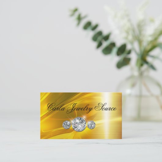 Classy sieraden en Mode Accessoires thema Visitekaartje (Staand voorkant)