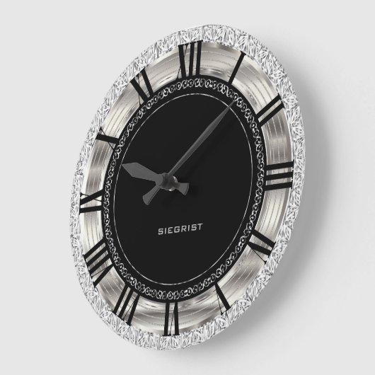 Classy Silver Design Grote Klok (Hoek)