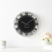 Classy Silver Design Grote Klok (Huis)