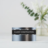 Classy Silver Elements Construction Visitekaartjes (Staand voorkant)