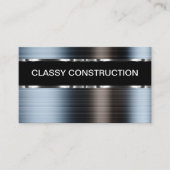 Classy Silver Elements Construction Visitekaartjes (Voorkant)