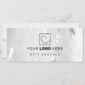Classy Silver Foil Gift Voucher/Certificate (Voorkant)