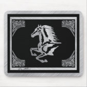 Classy Silver Horse Muismat (Voorkant)