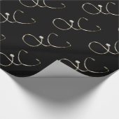 Classy Silver Kijk Stethoscope Medical Theme Cadeaupapier (Hoek)