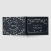 Classy Silver Tarot Kaart Wedding Guest Book Gastenboek (Volledig)