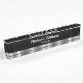 Classy Silver Tone Executive Gift Idee Naambordje