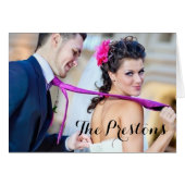 Classy Simple Bedankt-kaart (Voorkant Horizontaal)