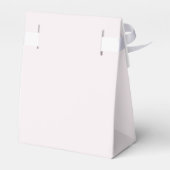 Classy Simple Champagne PInk Wedding Favor Box Bedankdoosjes (Achterkant)