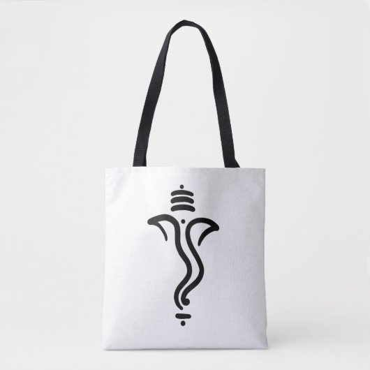 Classy Simple Ganesha/Indian God Tote Bag (Voorkant)