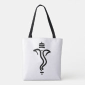 Classy Simple Ganesha/Indian God Tote Bag (Achterkant)