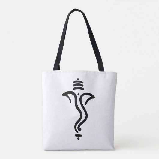 Classy Simple Ganesha/Indian God Tote Bag (Achterkant)