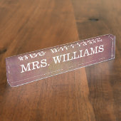 Classy + Simple Professional Naambordje (Zijkant)