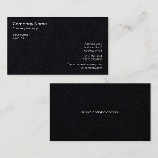 Classy Simply Visitekaartje (Voorkant / Achterkant)