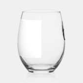 Classy Sixty Name Date 60th Birthday Party Wijnglas Zonder Voet (Rechts)