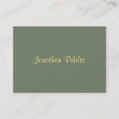 Classy Sjabloon Handwrite Moderne Professional Visitekaartje (Voorkant)