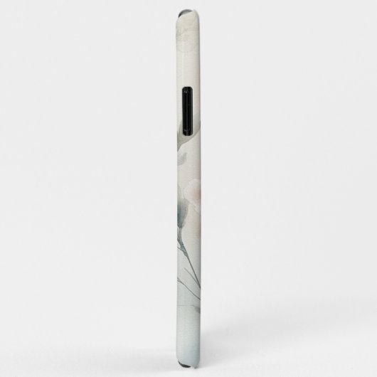 Classy Sophisticated Delicate Waterverf Flowers Case-Mate iPhone Case (Achterkant/rechts)