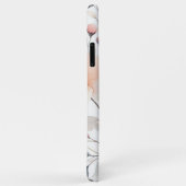 Classy Sophisticated Delicate Waterverf Flowers Case-Mate iPhone Case (Achterkant/rechts)