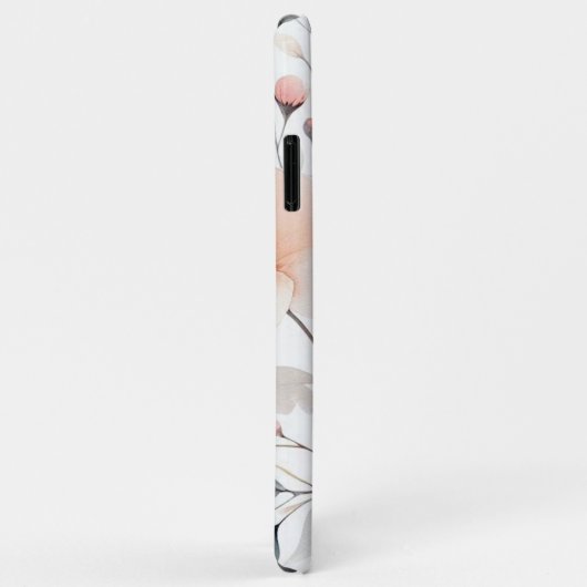 Classy Sophisticated Delicate Waterverf Flowers Case-Mate iPhone Case (Achterkant/rechts)