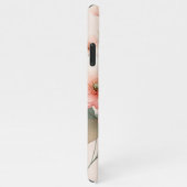 Classy Sophisticated Delicate Waterverf Flowers iPhone Hoesje (Rechterkant)