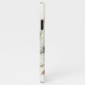 Classy Sophisticated Delicate Waterverf Flowers iPhone Hoesje (Rechterkant)